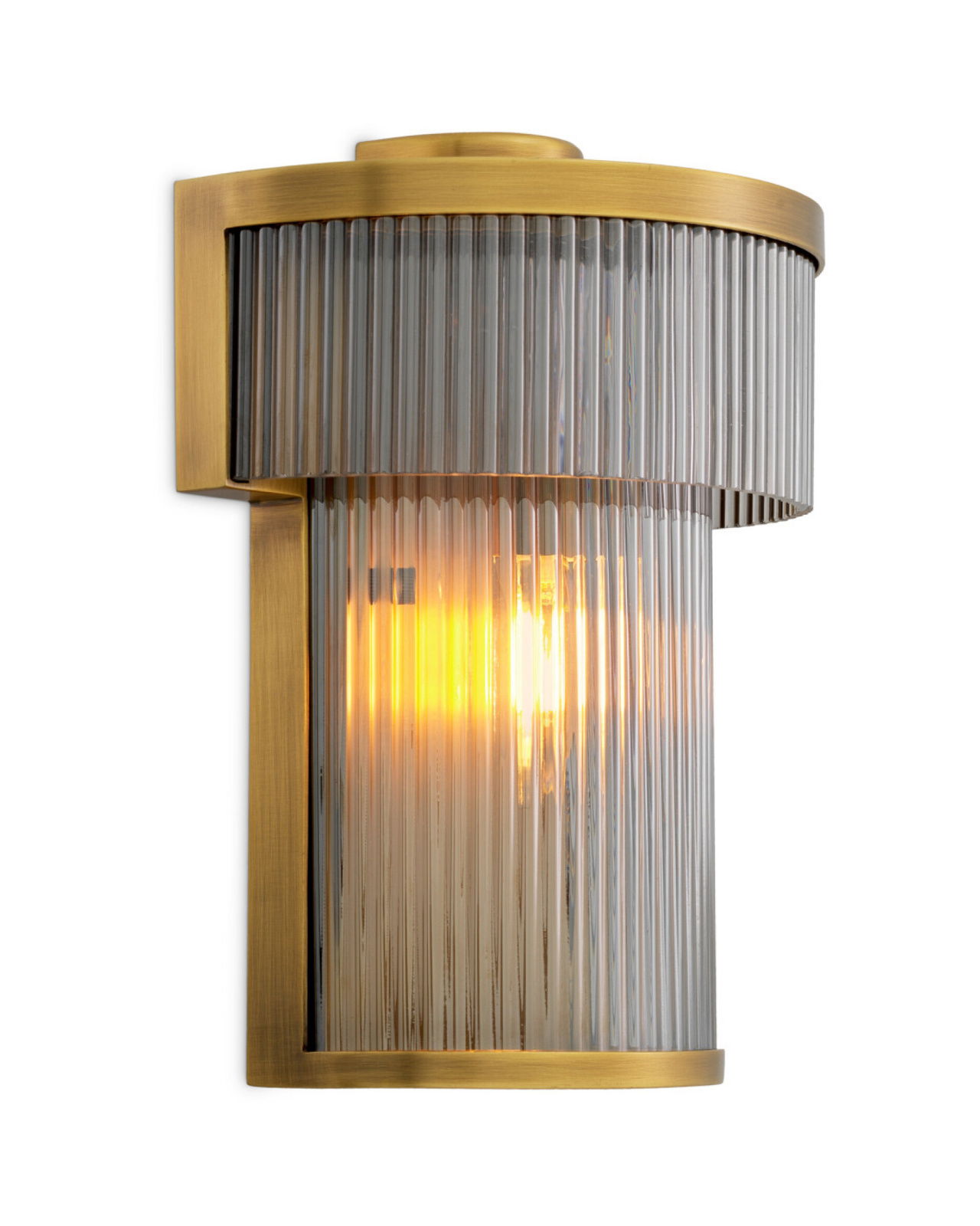 Andromeda wandlamp antiek messing