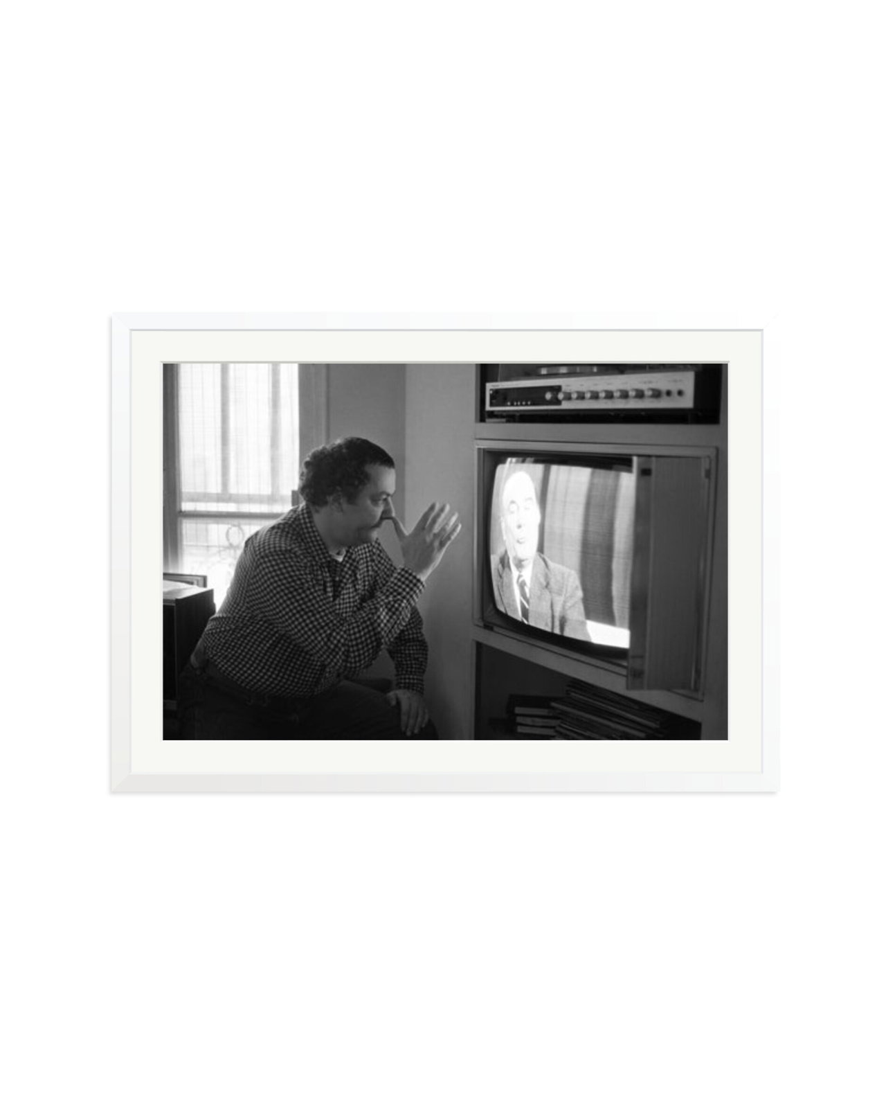 Coluche and Mitterrand White / XXL