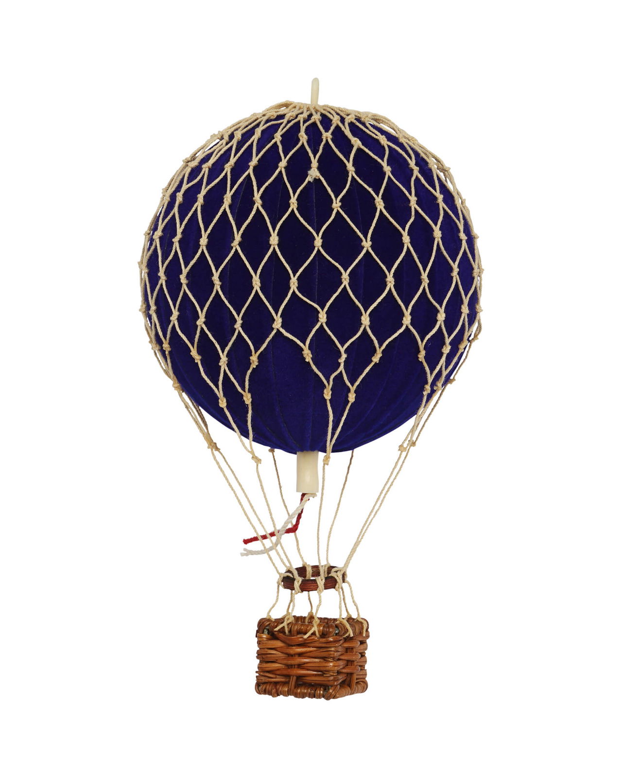 Floating The Skies Hot Air Balloon Velvet blue