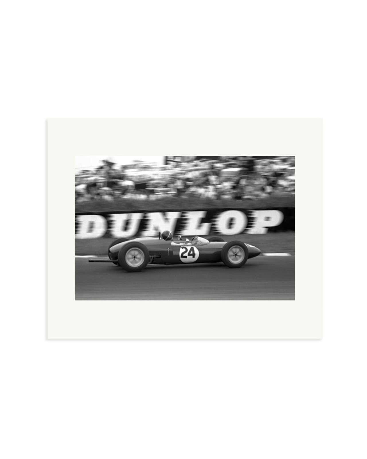 Jim Clark in a Lotus 21 Print Only / Medium