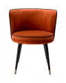 Grenada Dining Chair Savona Orange Velvet