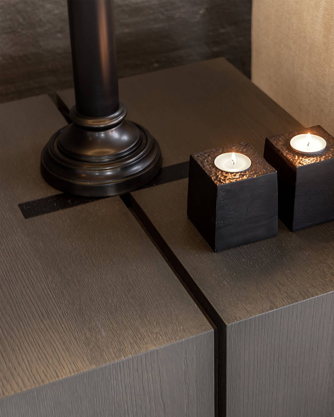 Maddox Couchtisch dunkelgrau 80cm