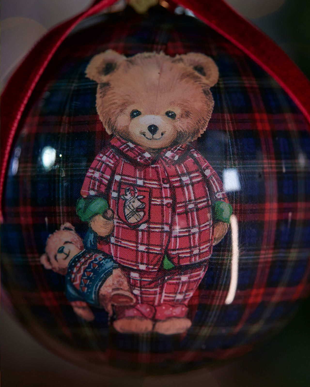 Ted julkula blå 8cm