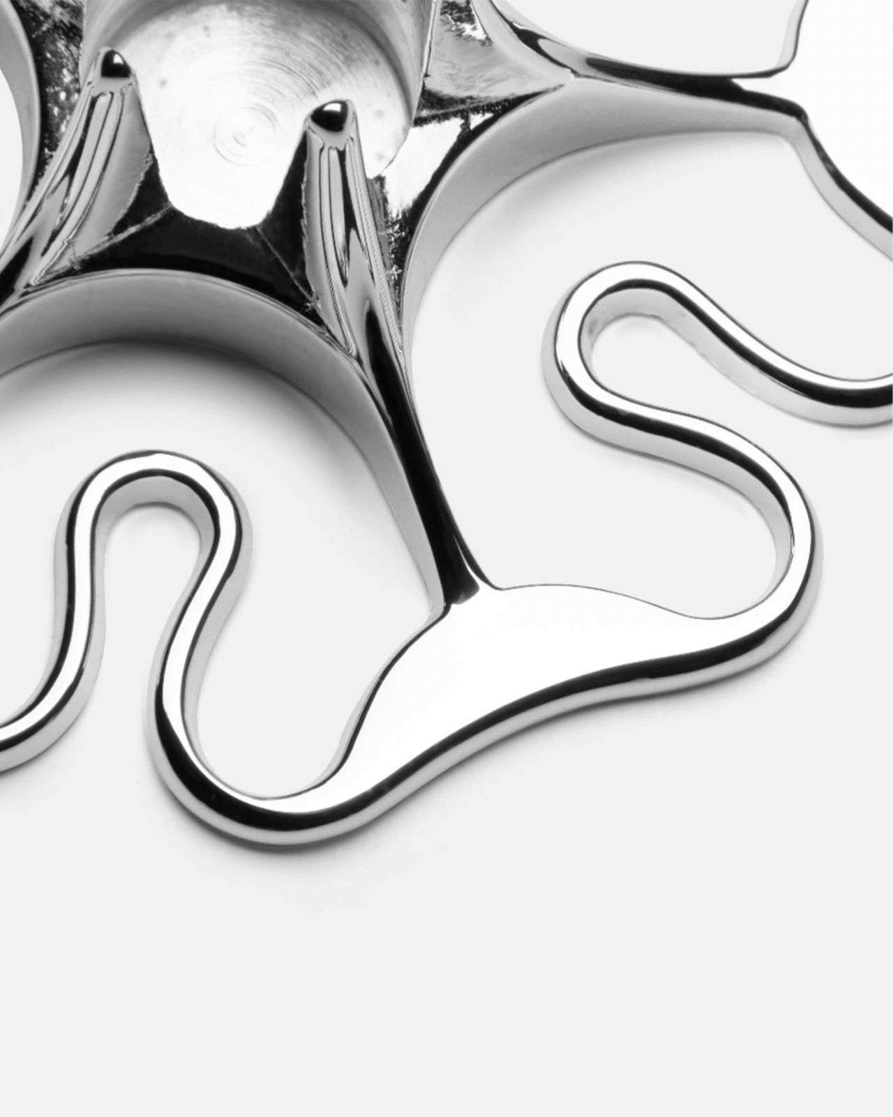 Rosen ljusstake silver