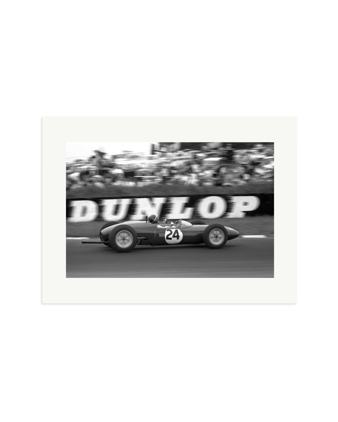 Jim Clark in a Lotus 21 Print Only / XL