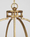 Lexie 30" Globe Lantern Antique Brass