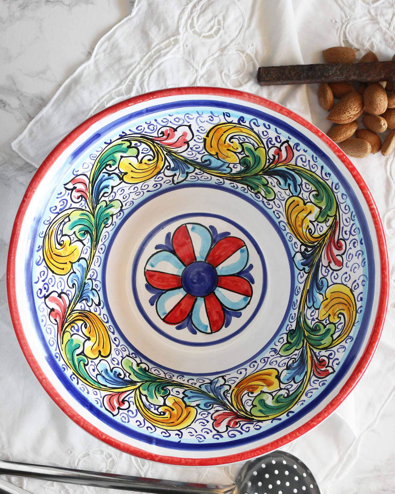 Scala Salad Bowl Red