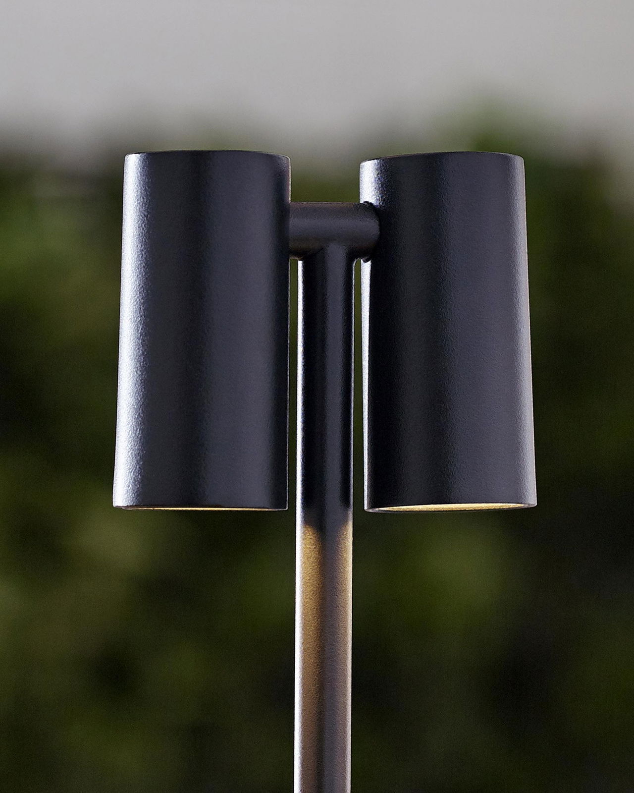 Doppia bordslampa uppladdningsbar svart