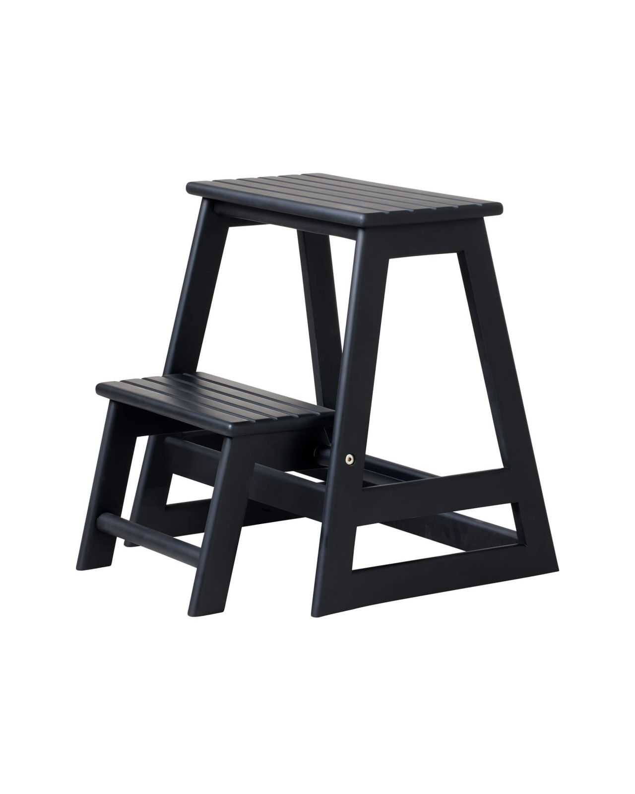 Black stepping outlet stool