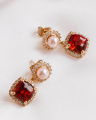 Colette Earrings Scarlett Red