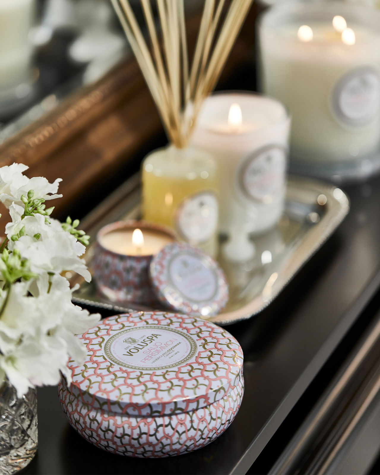 Saijo Persimmon duftlys 3-wick