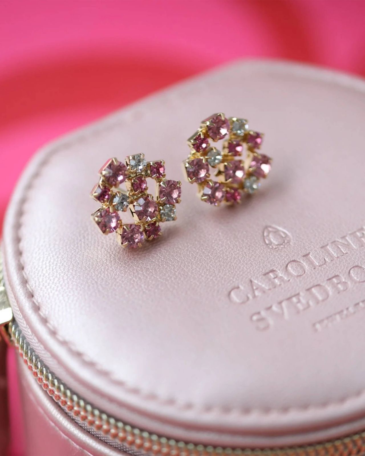 Kassandra örhängen pink combo