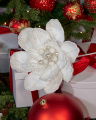 Magnolia Pearl Decorative Branch White