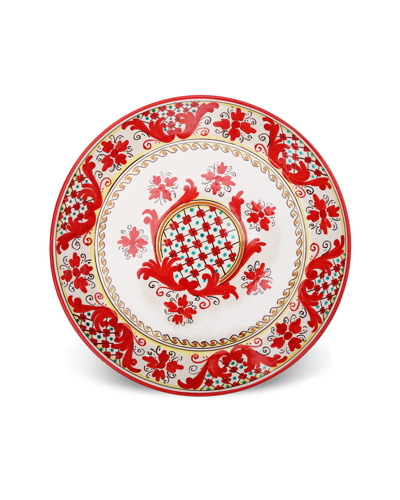 Fontane Rosse Serving Dish Red
