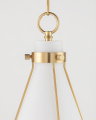 Eldridge loftlampe antik messing