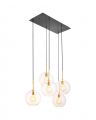 Tango 5 chandelier brass OUTLET