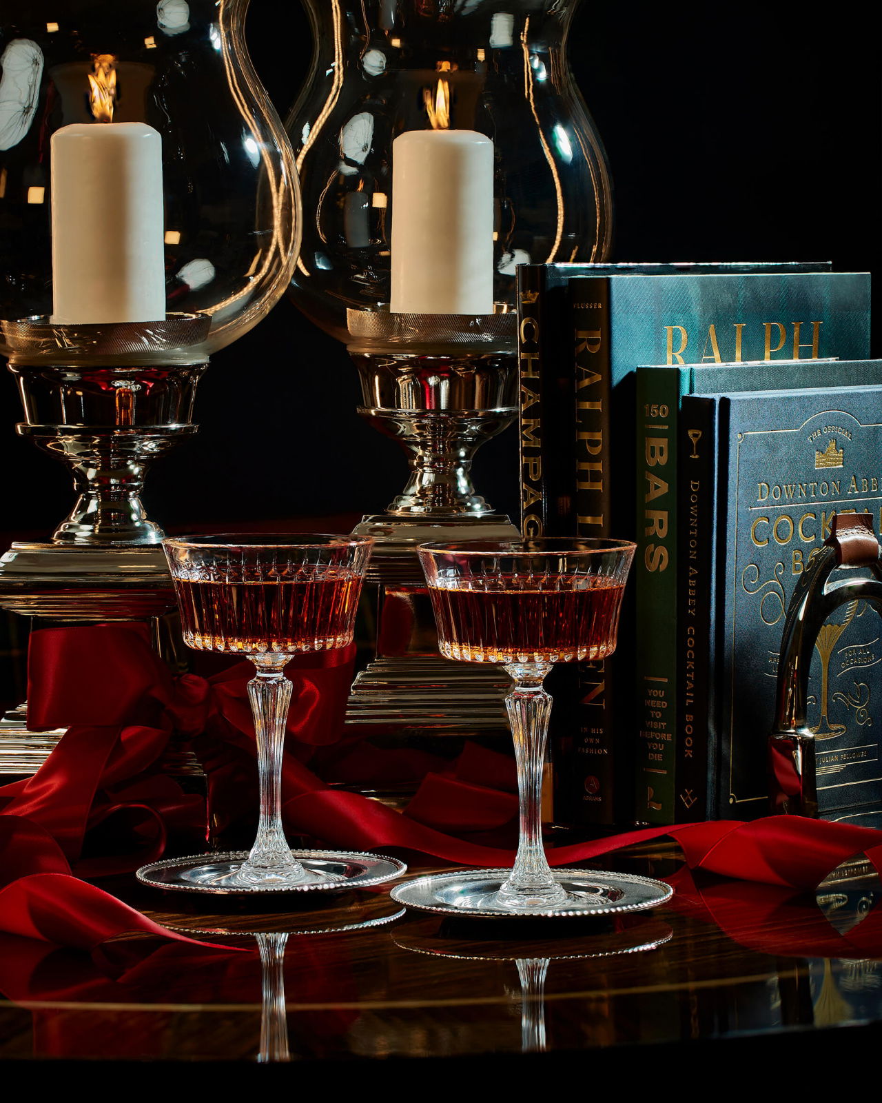 Manhattan cocktailglas kristall singel