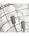 Talia 46" Chandelier Burnished Silver Leaf