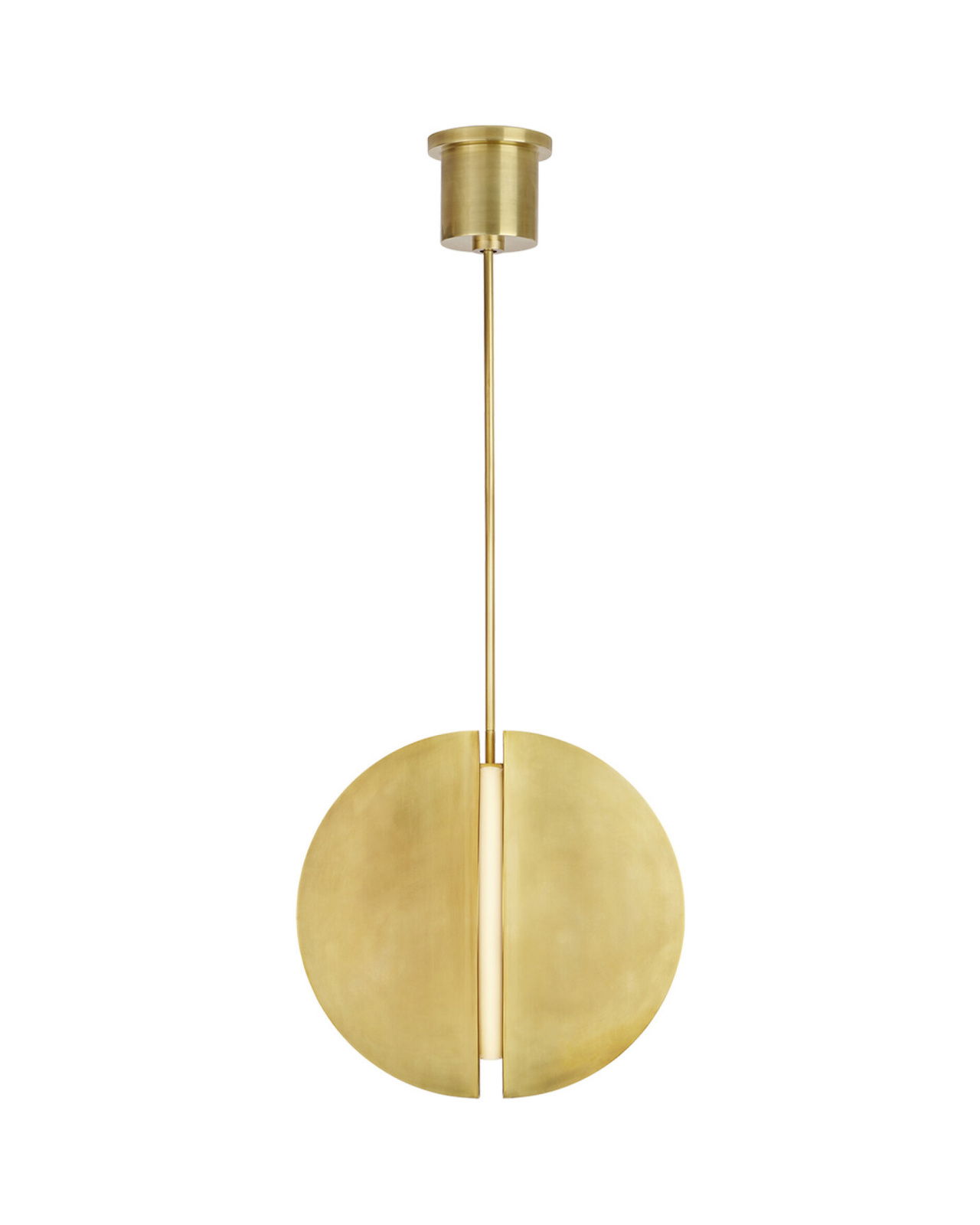 Bau 18" Pendant Natural Brass