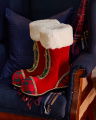 Ness Boots Christmas Decoration Red