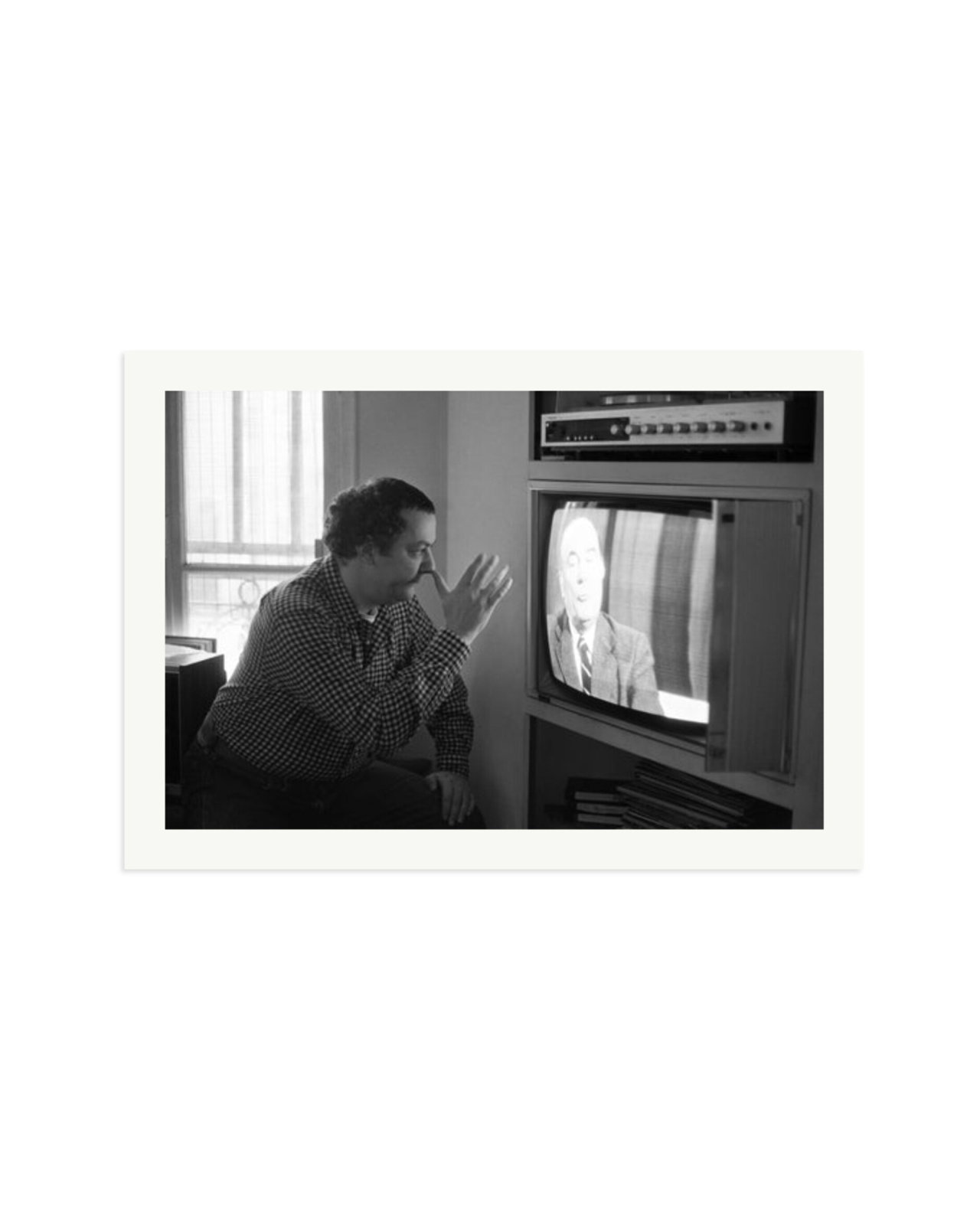 Coluche and Mitterrand Print Only / XXL