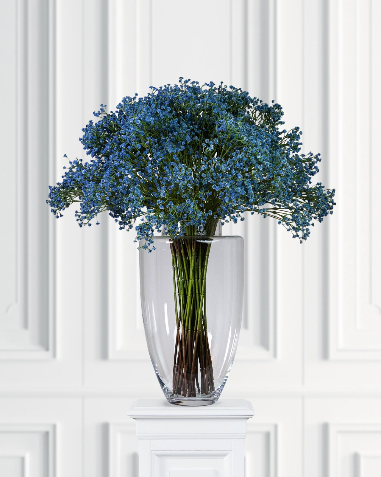 Brudslöja snittblomma blå