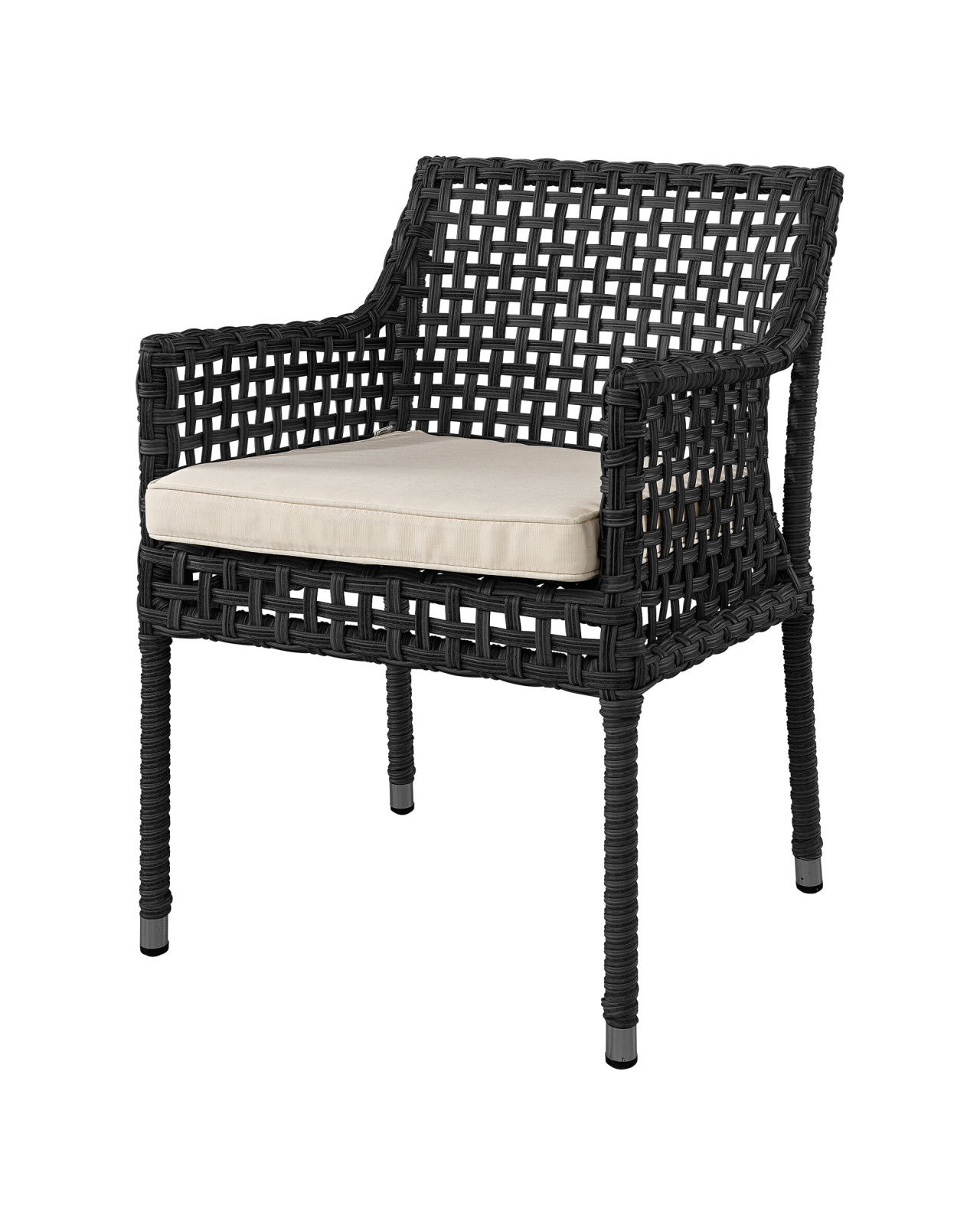 Santa Monica dining armchair black