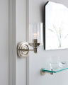 Ava Single Sconce Polished Nickel