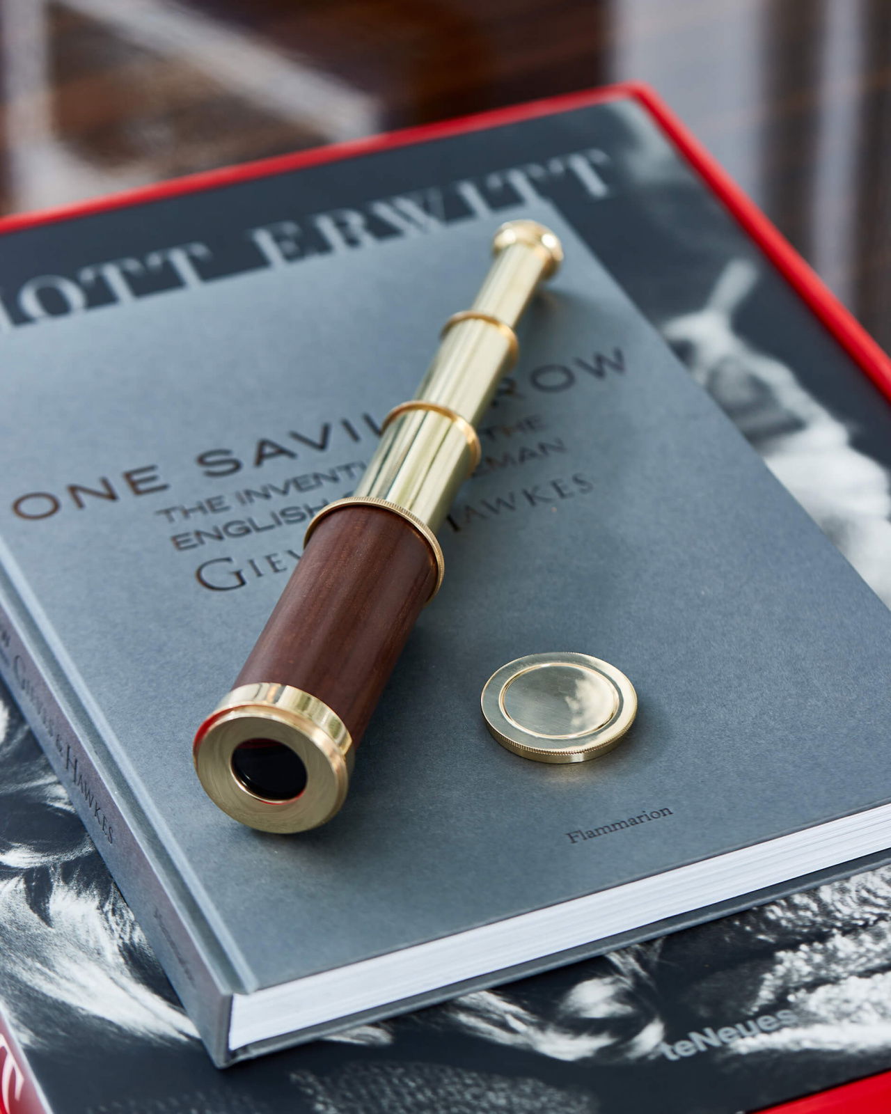 Officer's binoculars brass