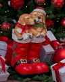 Jingle honden kerstdecoratie 44 cm