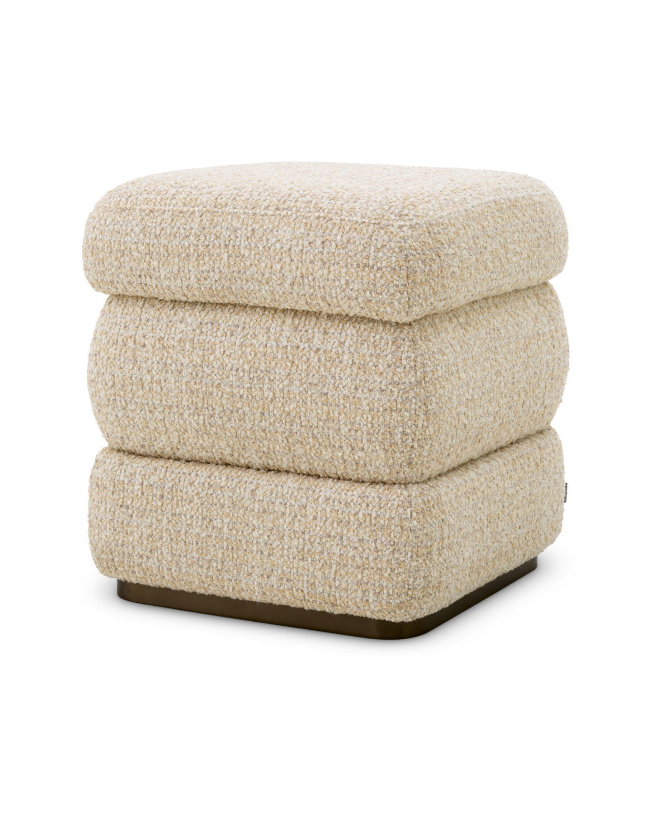 Fifth Hocker Winslow Chenille Beige