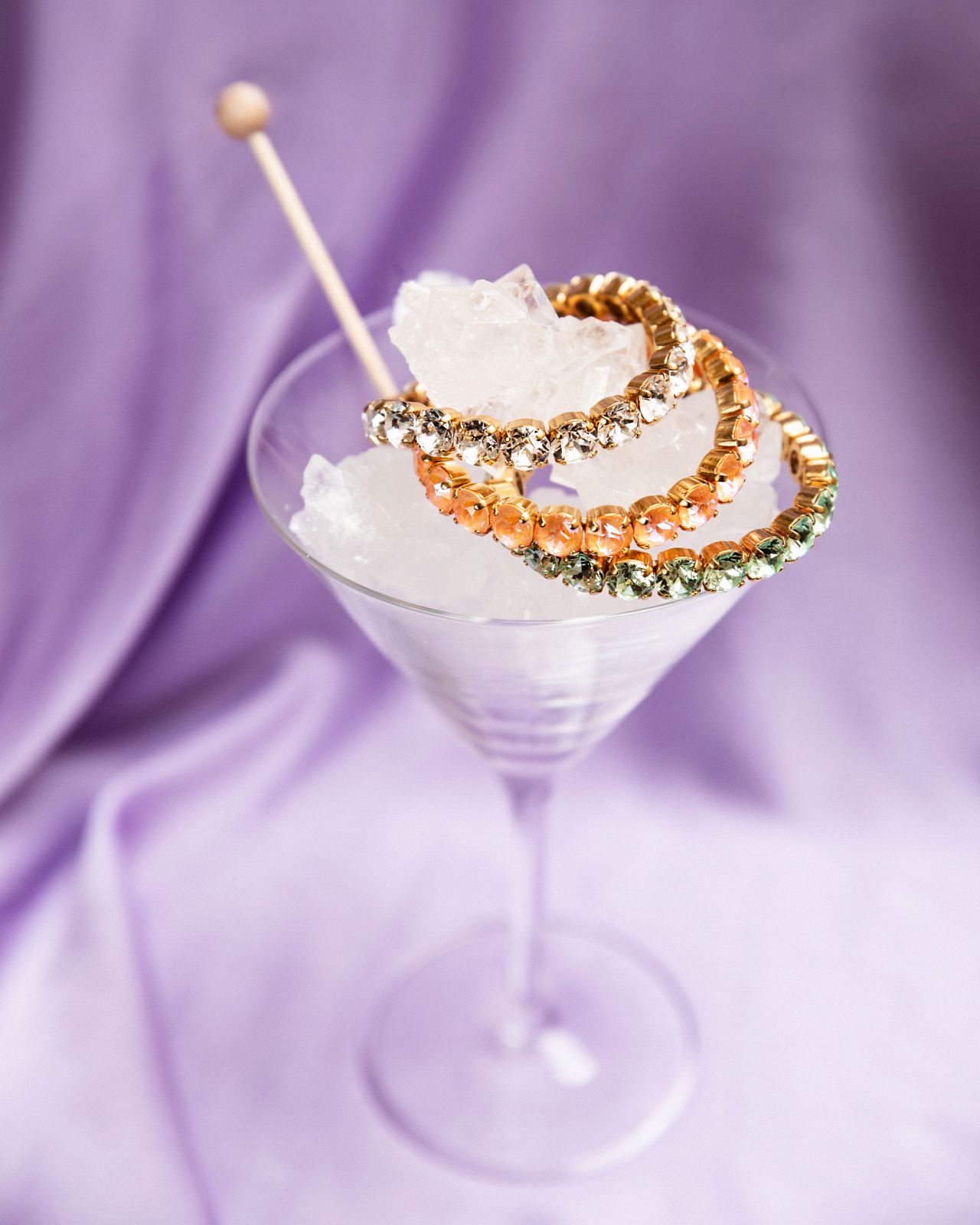 Gia Stud armband crystal