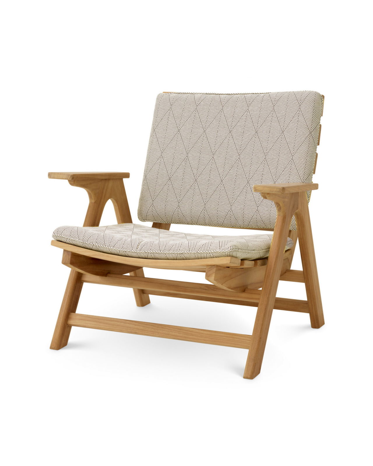 Oceanview fåtølje natural teak