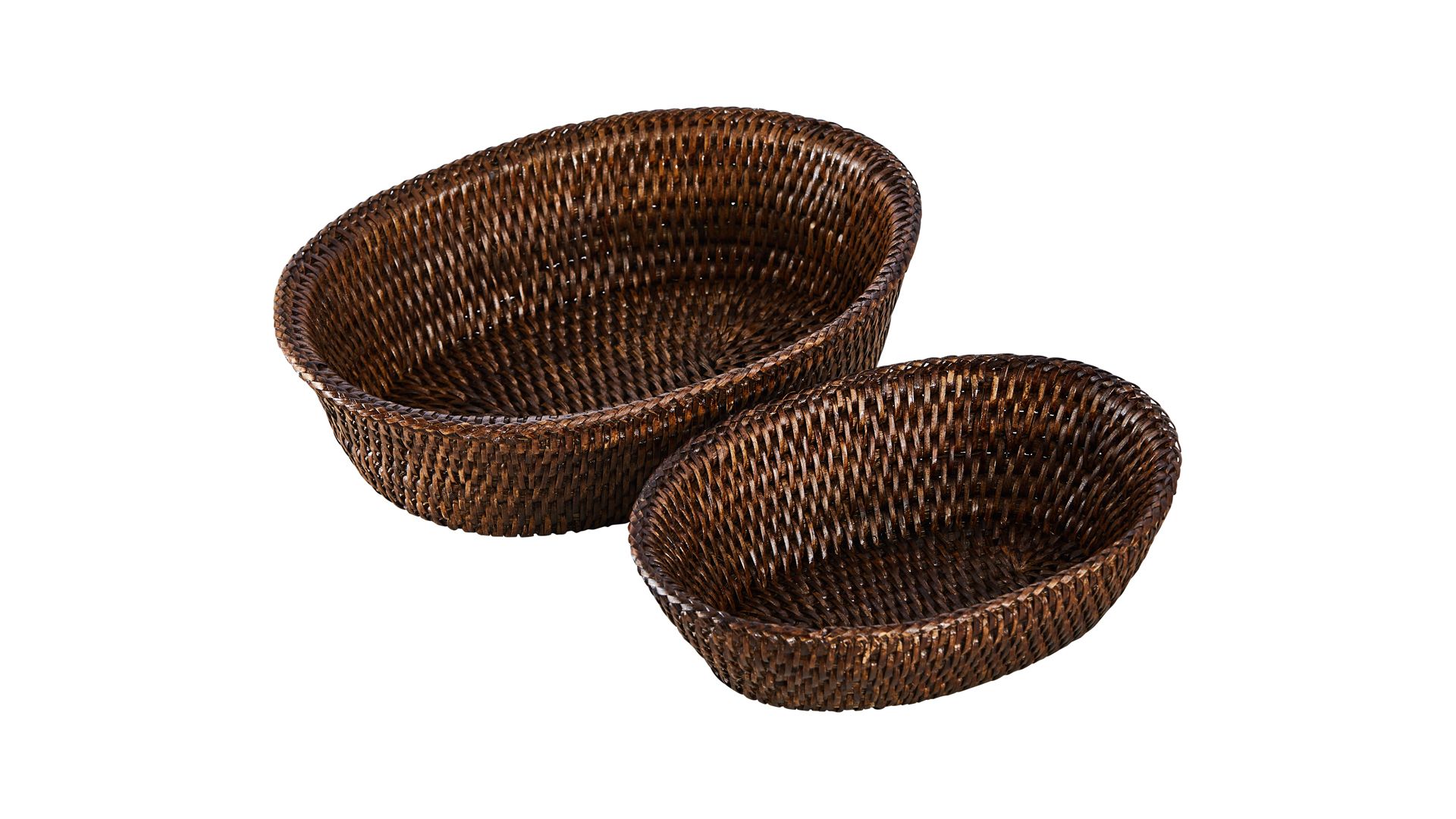 Cognac Brotkorb Rattan