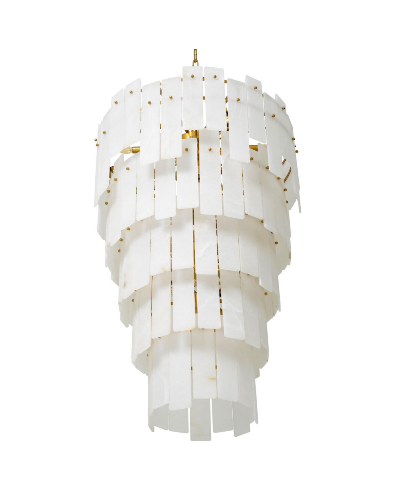 Greyson kattokruunu antiikkimessinki alabasteri