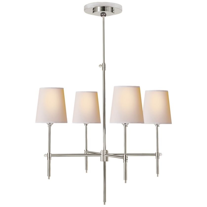 Small Bryant Chandelier Polished Nickel