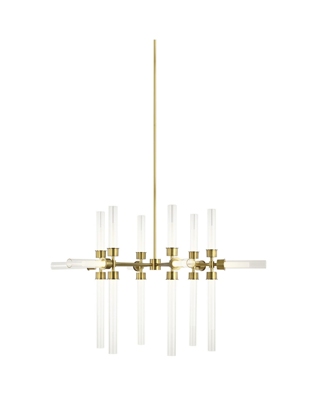Linger 18-Light Chandelier Natural Brass