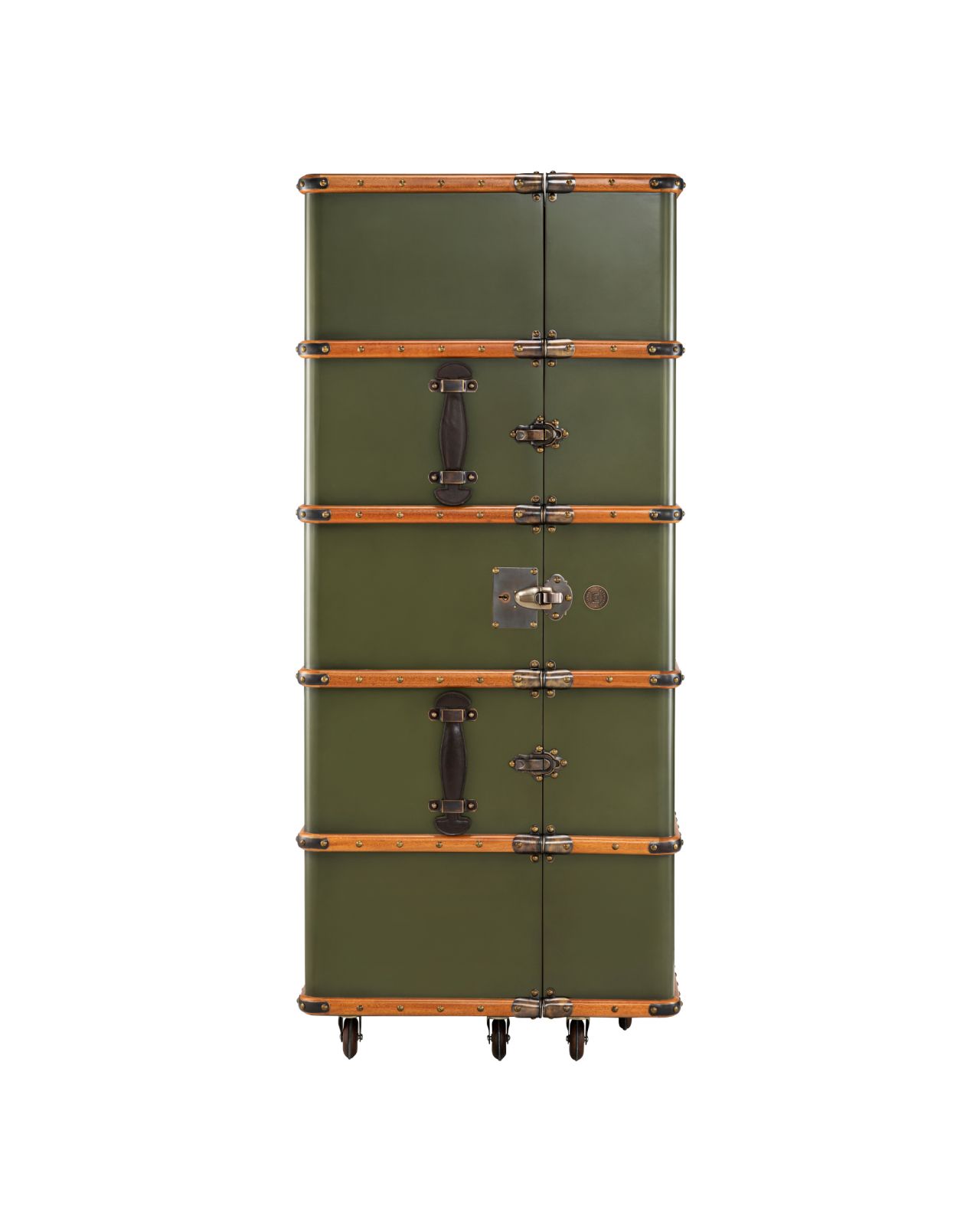 Stateroom bar cabinet green