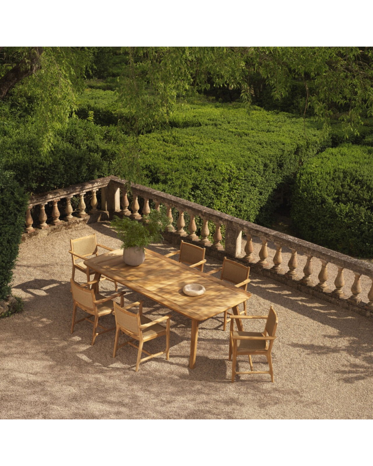 Pivetti Outdoor Dining Chair Natural