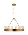 Roark 30" Modular Ring Chandelier Natural Brass