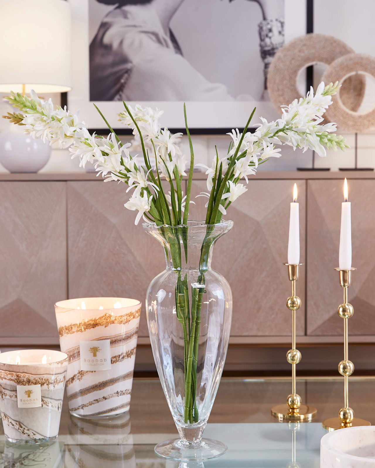 Tuberosa snittblomma vit