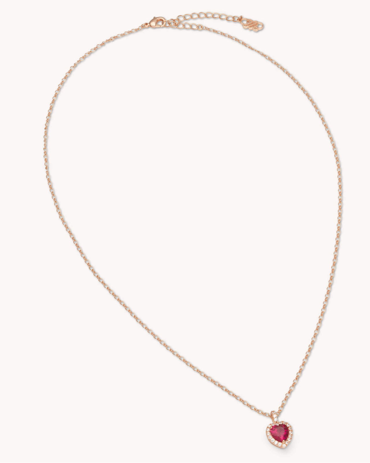 Delphine Necklace Pink Ruby