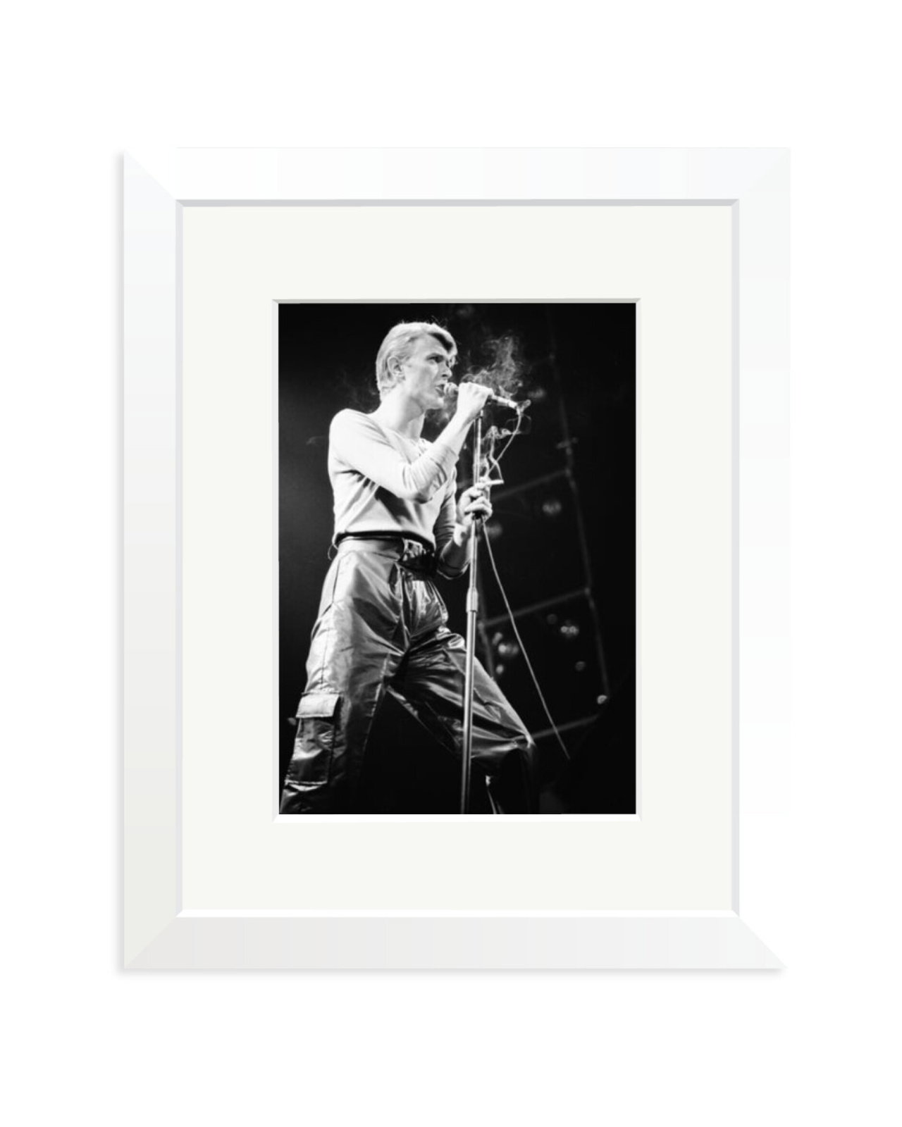 Smoking Bowie, 1978 White / Small
