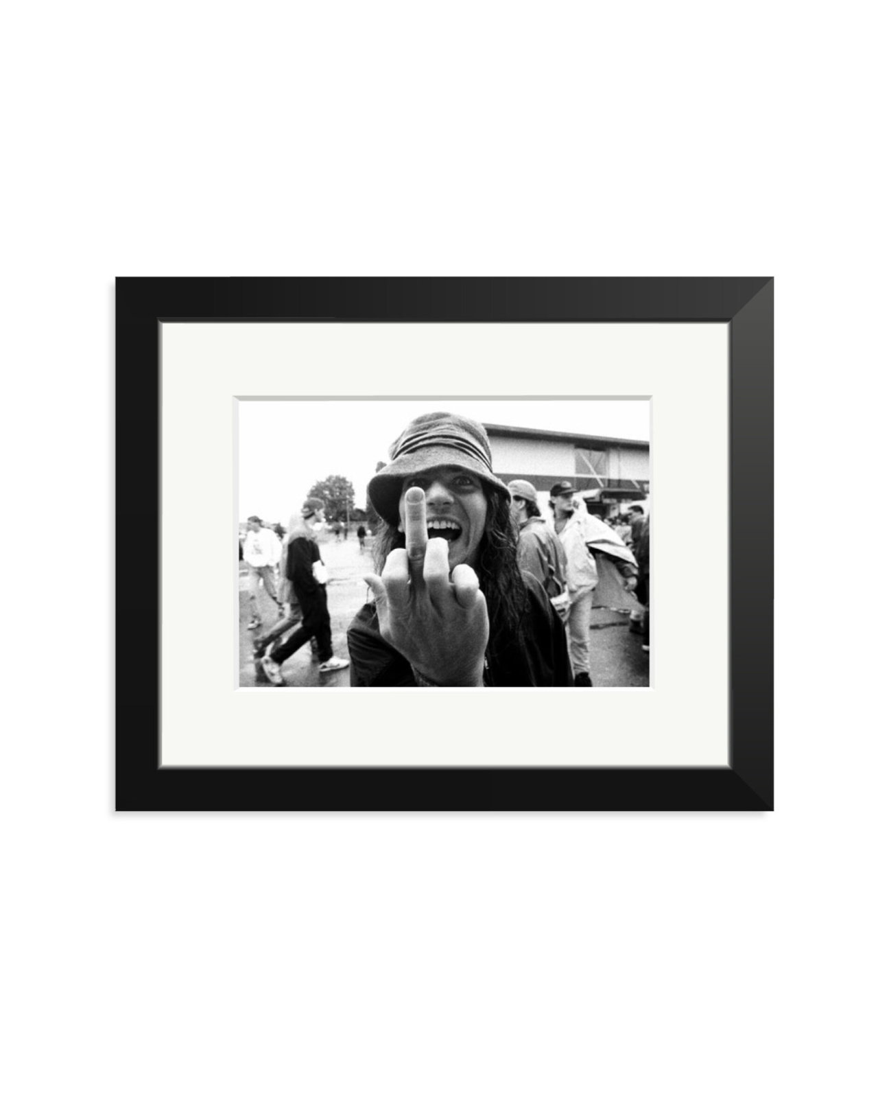 Eddie Vedder Flipping the Bird Black / Small