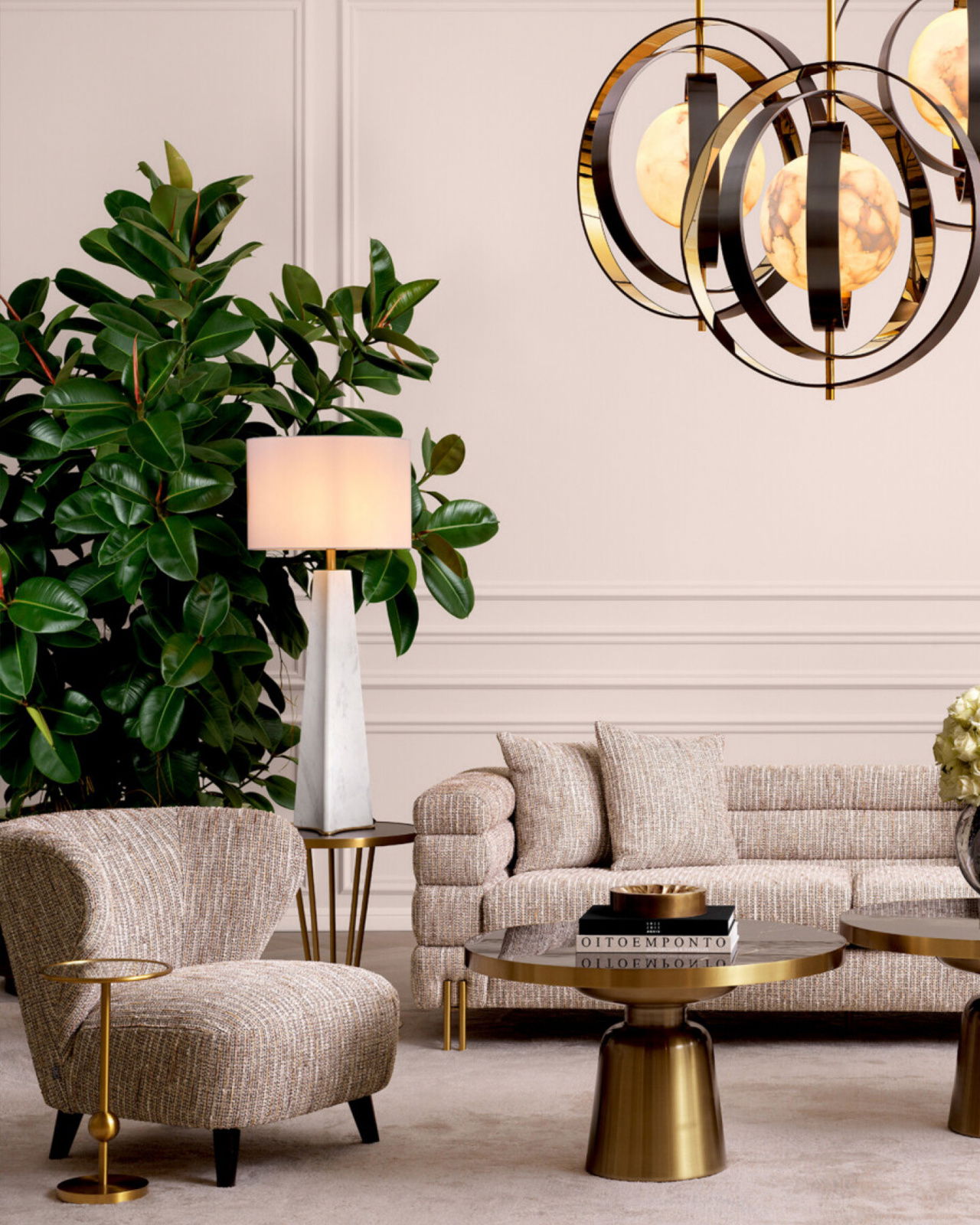 Hydra fauteuil mademoiselle beige