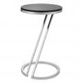 Falcone side table polished stainless steel