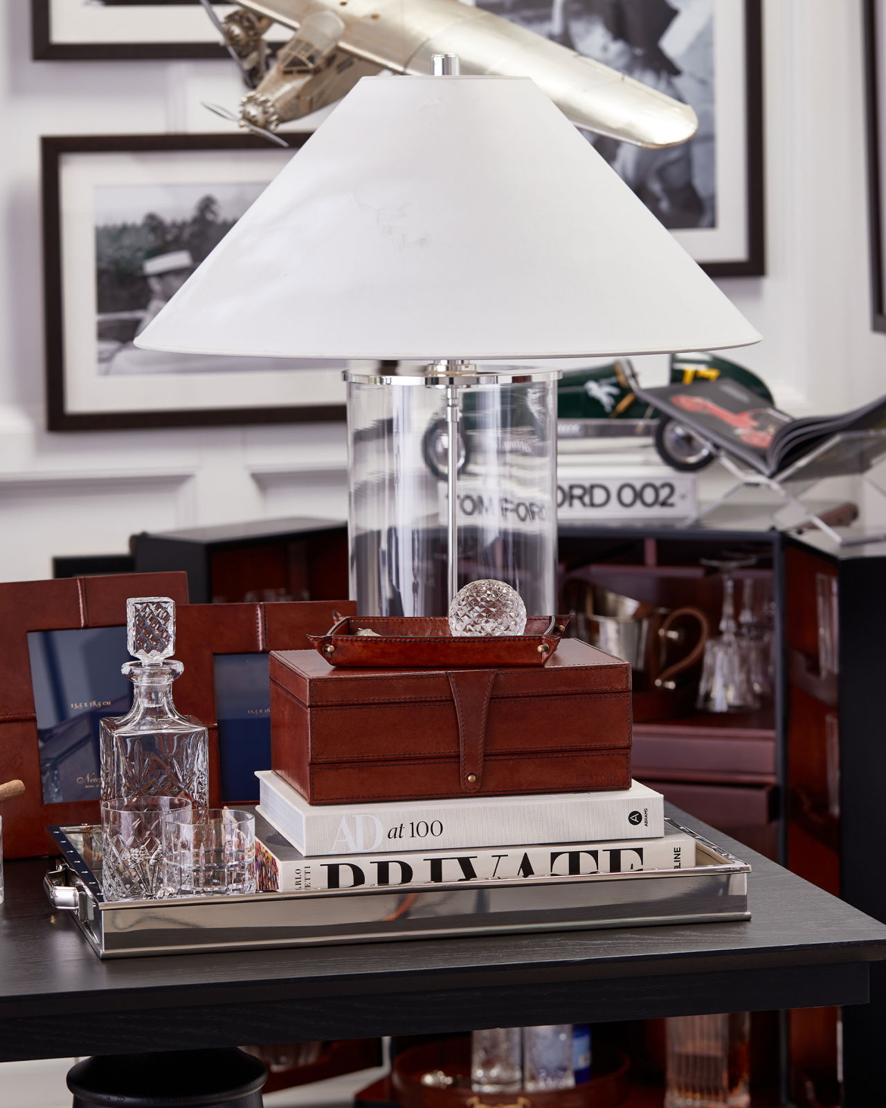 Kensington smyckeskrin läder