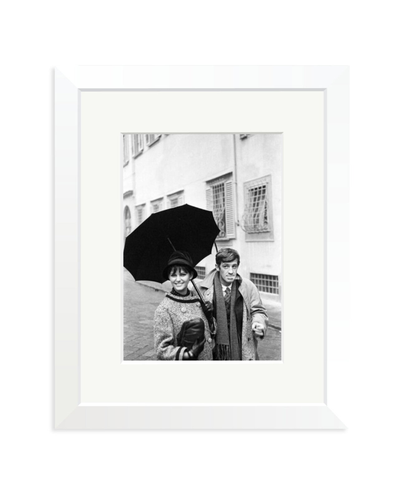 Claudia Cardinale and Jean Paul Belmondo White / Small