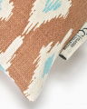 Ikat Diamond Cushion Cover mocha