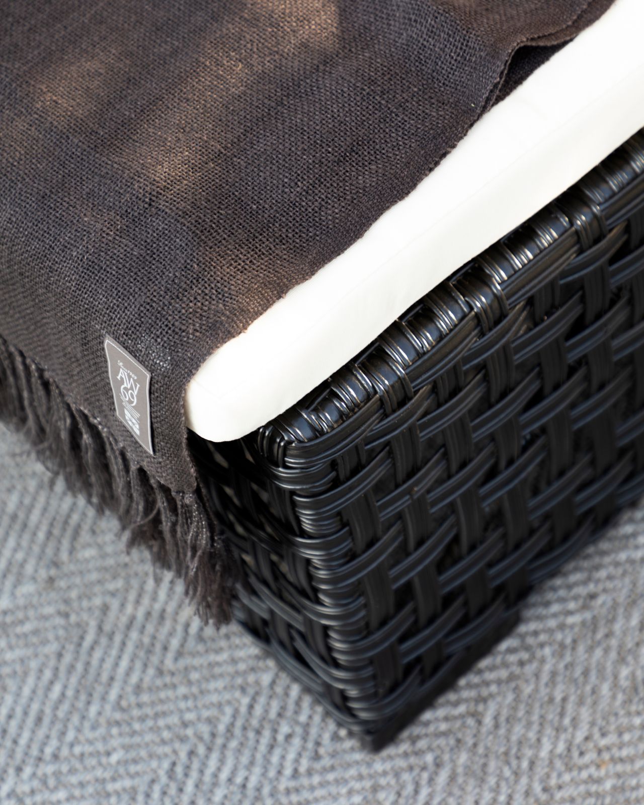 Orlando zonnebed zwart